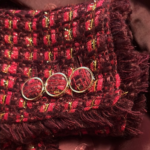 Tory Burch NWOT Red Blazer with Notched Lapels - Picture 7 of 11